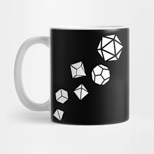 Polyhedral Dice Set of the Game Master Tabletop RPG Mug